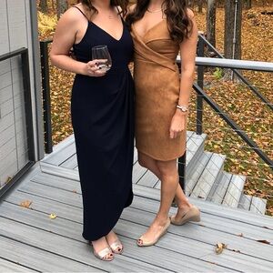 BHLDN blue Spaghetti Strap dress